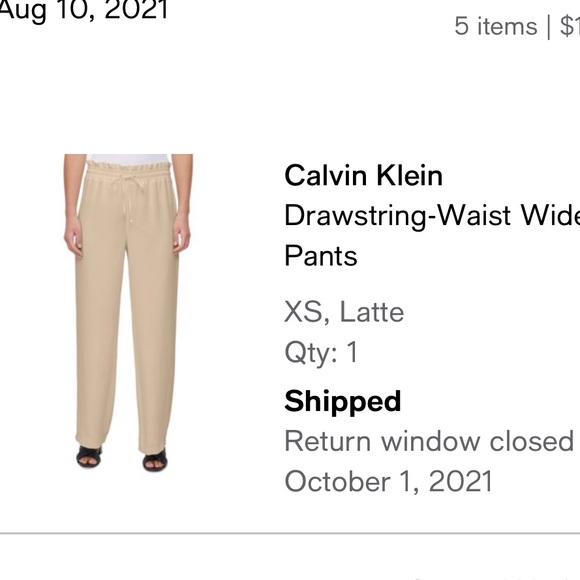 Calvin Klein Wide-Leg Pants - Picture 6 of 6